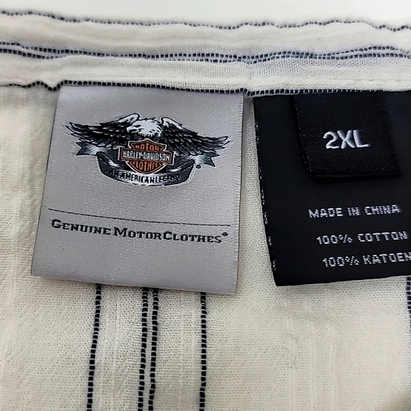 Harley Davidson Genuine Motors Clothes Women's Henley Long Sleeve Shirt - Picture 9 of 11
